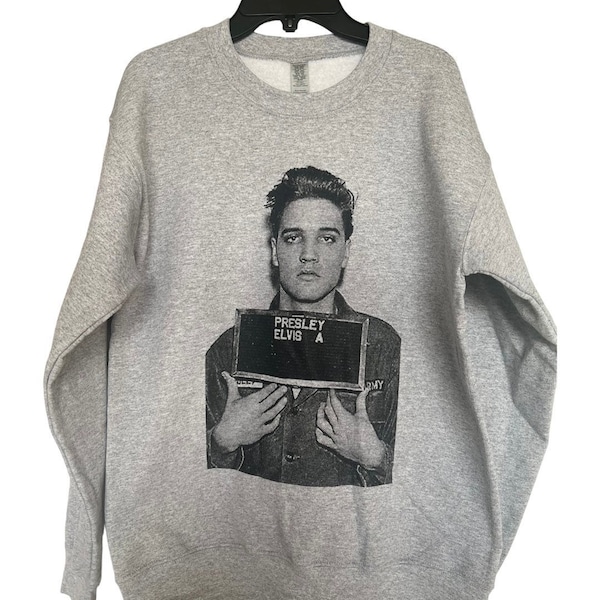 Elvis Mugshot Sweatshirt.