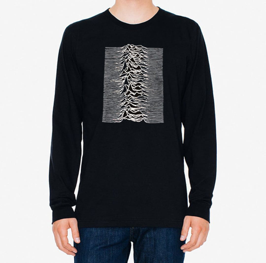 Radio Waves From Pulsar CP 1919 Used by Joy Division Long Sleeve T ...