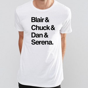 Blair and Chuck and Dan and Serena unisex T-shirt image 2