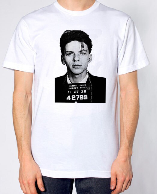 T-Shirt Homme Jim Morrison - Photo Mugshot (The Doors) - Taille Variable - Neuf