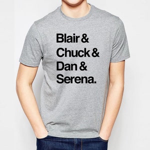 Blair and Chuck and Dan and Serena unisex T-shirt image 3