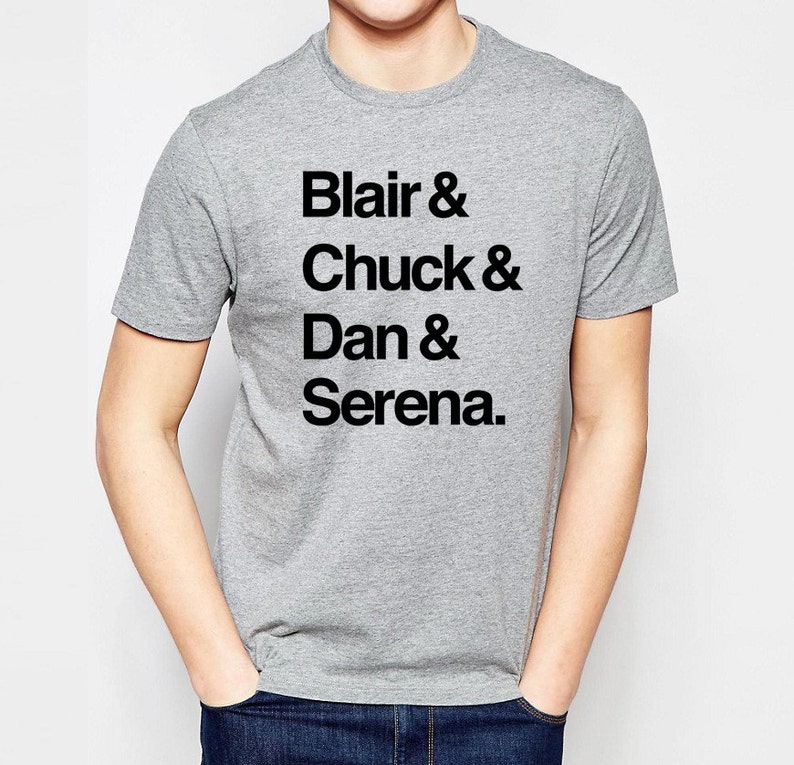 Blair and Chuck and Dan and Serena unisex T-shirt image 3