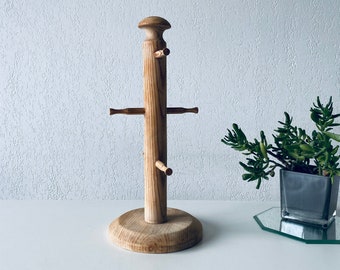 Expositor de joyas de madera