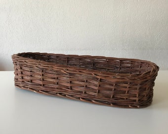Former wicker panière