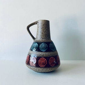 Pitcher with spiral decoration, West Germany, 1950s