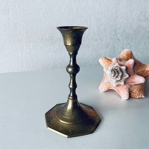 Brass candle holder