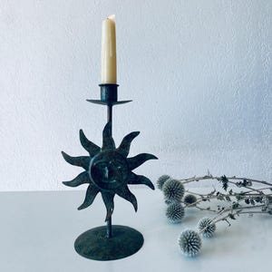 Sun candle holder