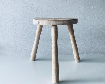 Old milking stool