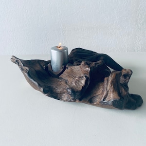 Brutalist candle holder