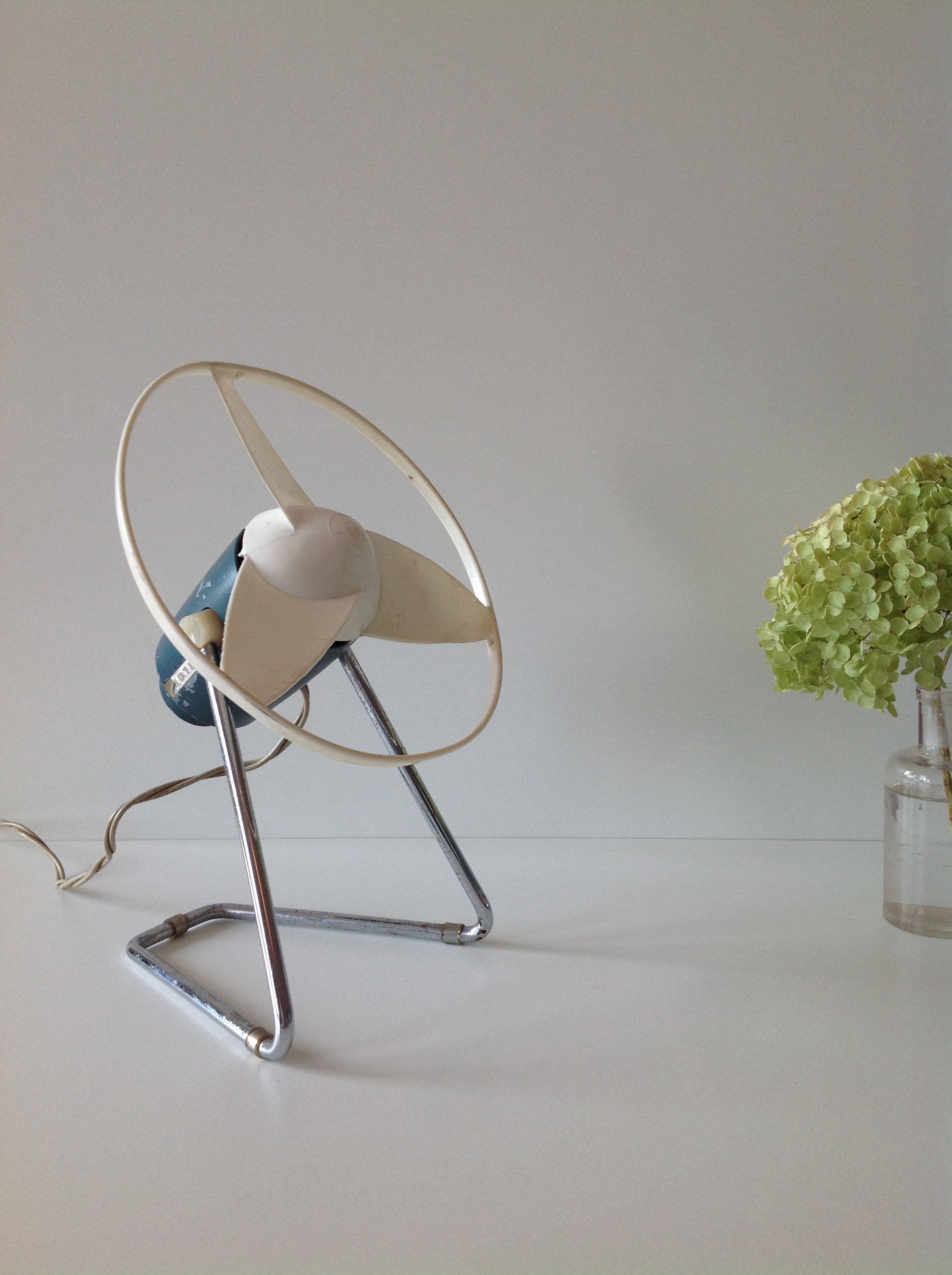 Ventilateur Vintage de Marque Francaise Calor, Vintage Fan From French Calor