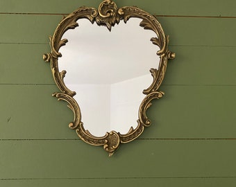 Miroir ancien en laiton