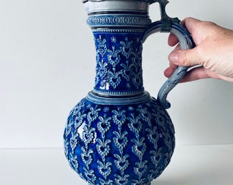古いドイツの陶器の水差し - Etsy 日本
