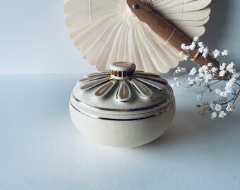 古い丸い陶器の箱 - Etsy 日本
