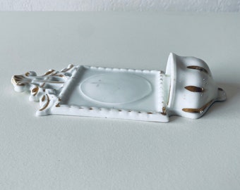 Old porcelain wall stoup