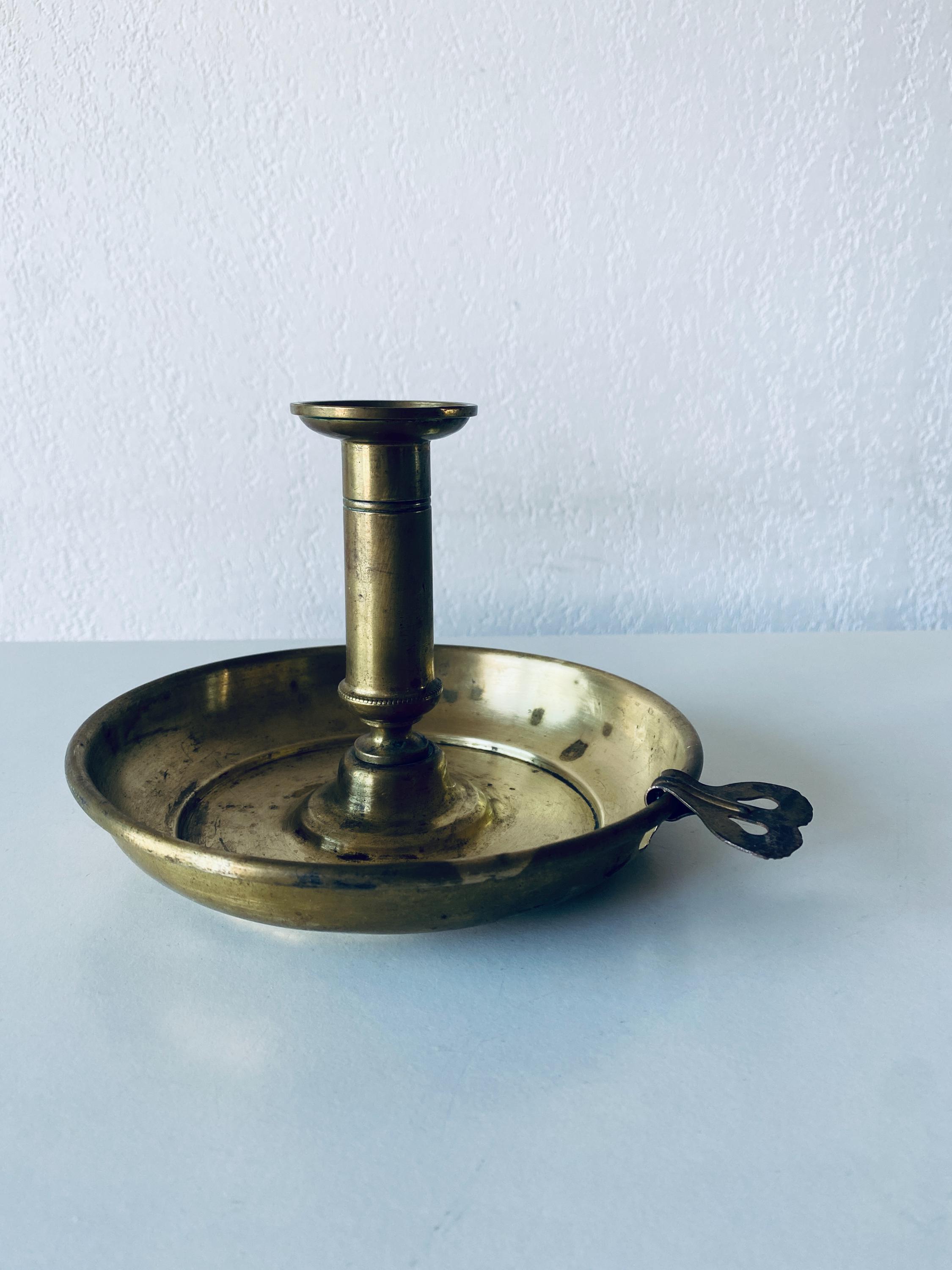 Old Brass Candle Holder - Etsy Old Brass Candle Holder - Etsy