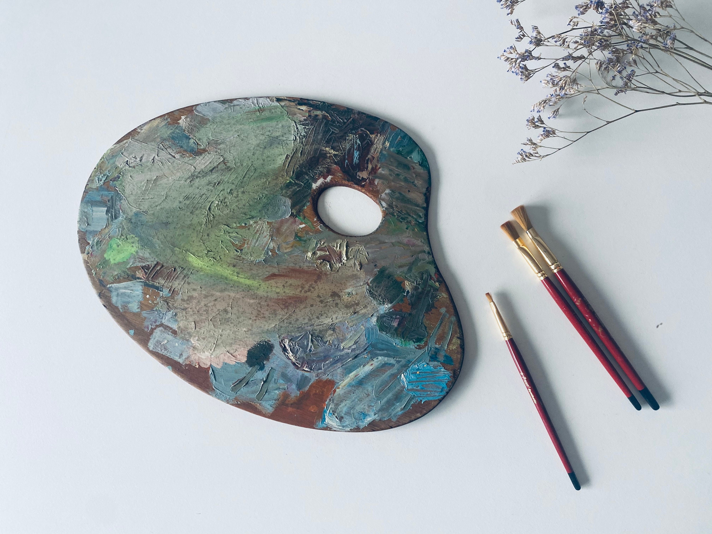 Antique Painter s Palette Etsy