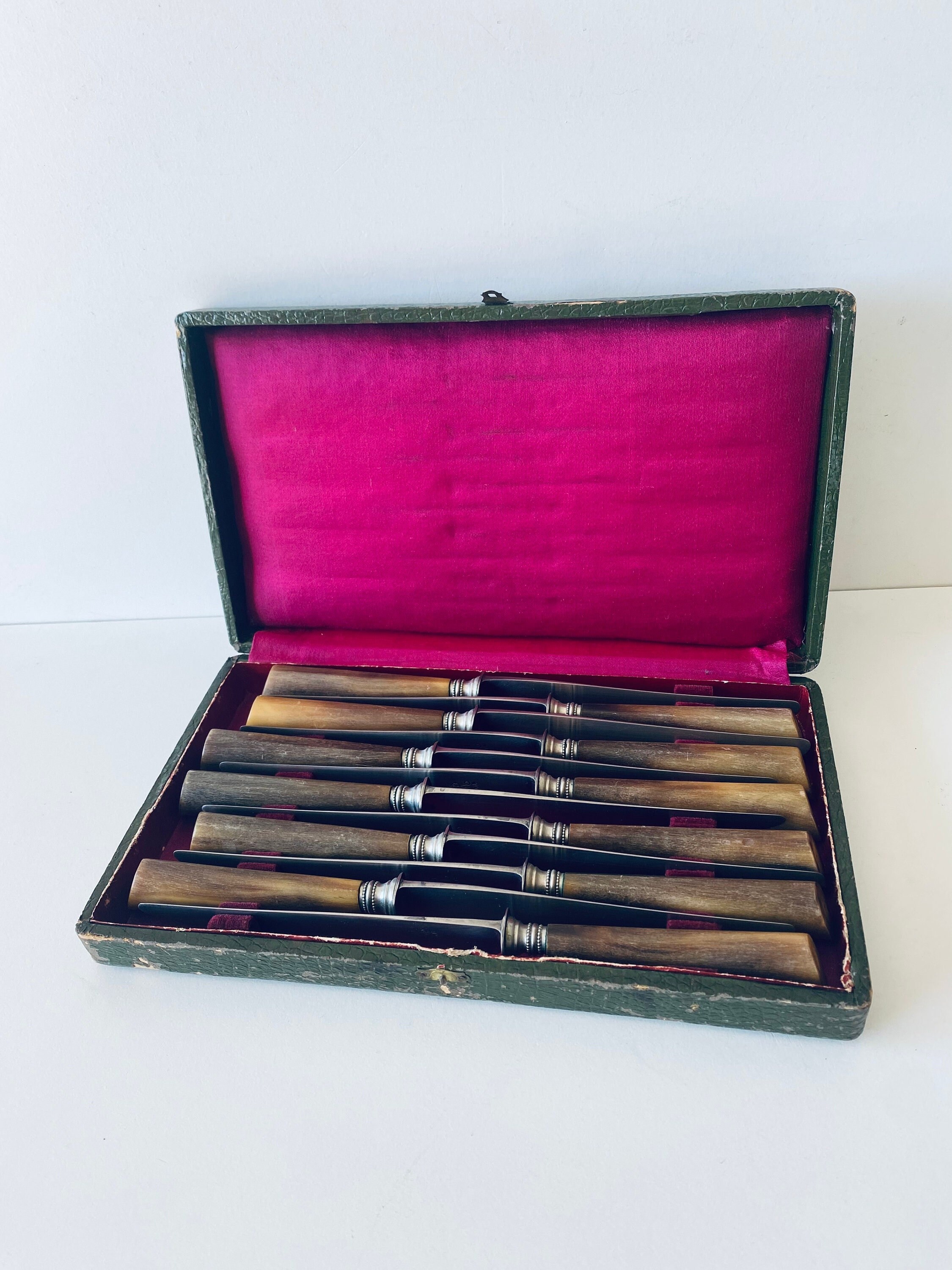 Coffret Ancien de 12 Couteaux