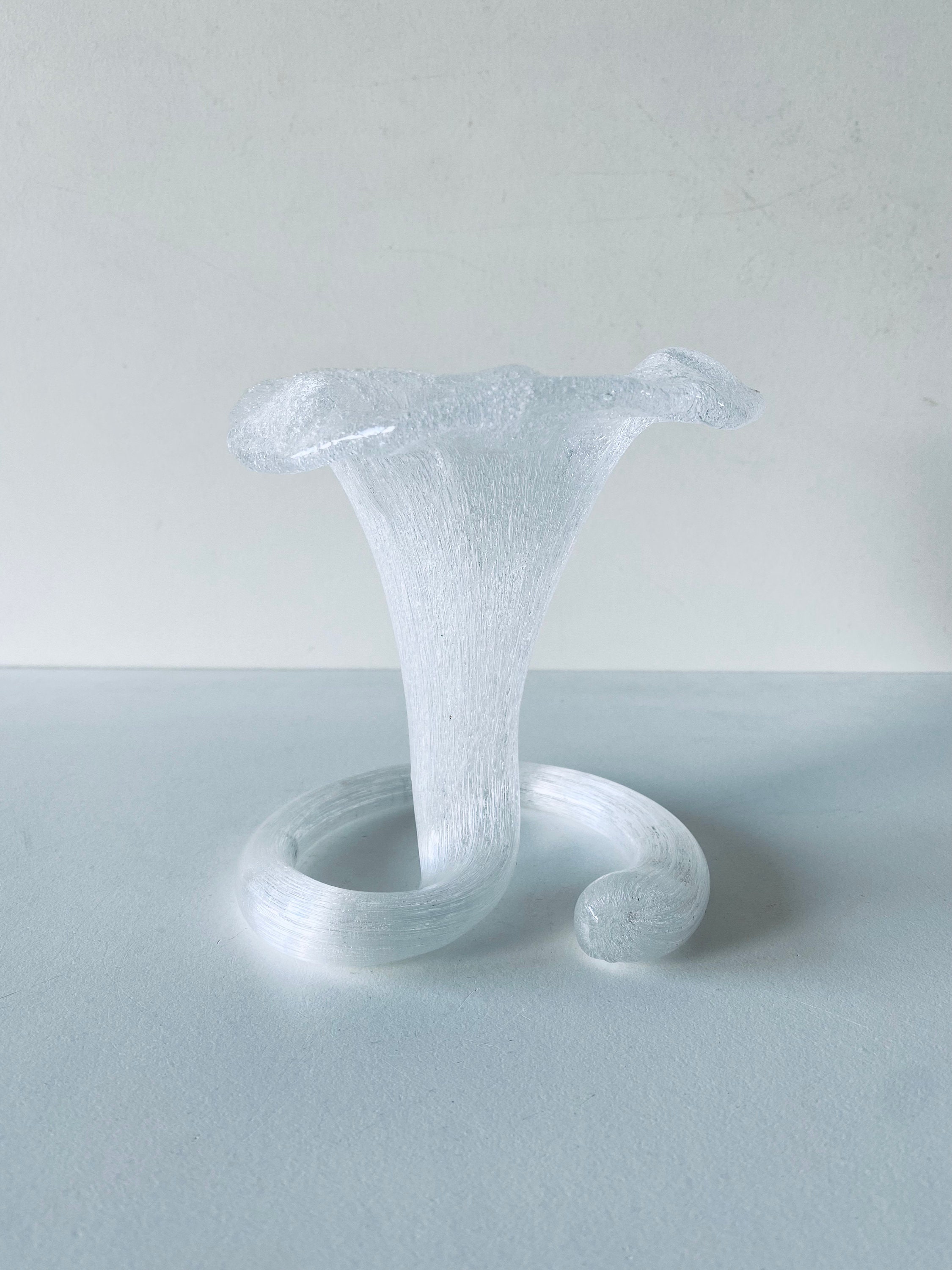 Grand Vase Tulipe ou Corolle en Verre Murano