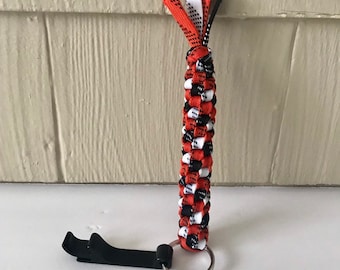 HOCKEY Lace KEY CHAIN (with Bottle Opener) - Free Shipping in U.S.