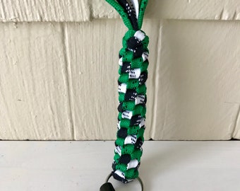 HOCKEY Lace KEY CHAIN (with bottle opener)-Free Shipping in U.S.
