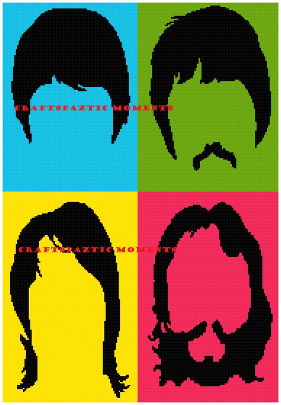 The Beatles Squared Graph Chart Graphghan Crochet Throw Etsy Inspiration Beatles Throw Blanket The Beatles Squared Graph Chart Graphghan Crochet Throw Etsy Inspiration Beatles Throw Blanket