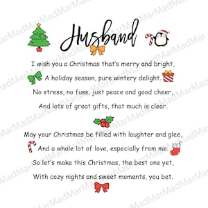 Cartão de Natal especial para marido, o melhor Natal de todos os tempos HCC0100_1
