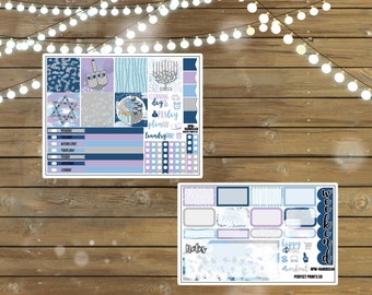 Hanukkah Sticker kit for the Mini Happy Planner