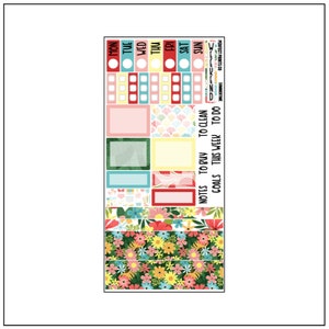 Summertime Sticker kit for the Hobonichi Weeks