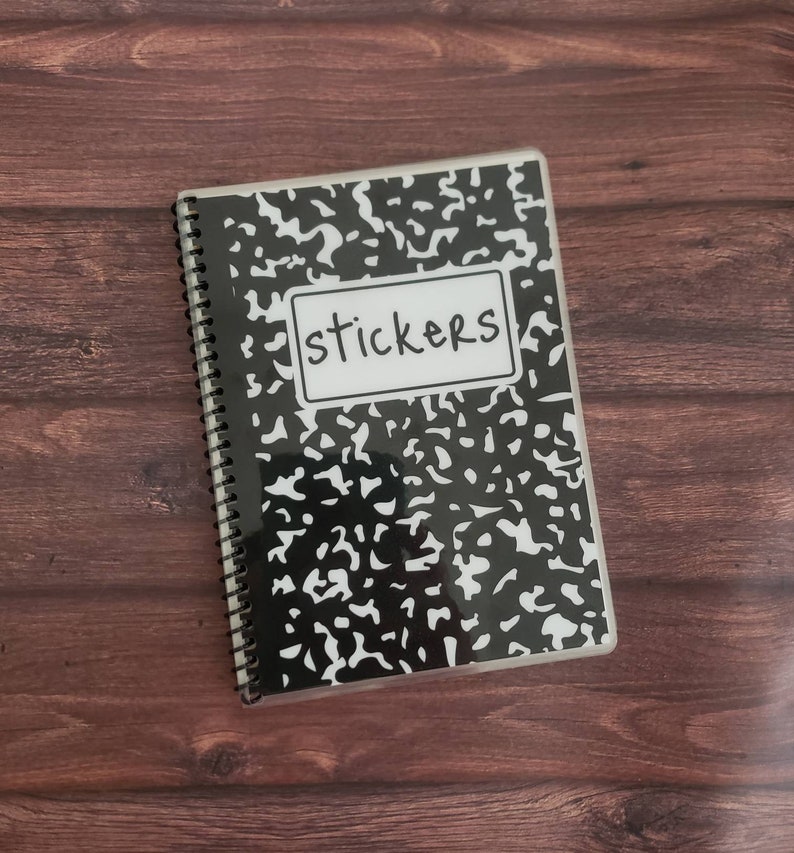 composition-notebook-reusable-sticker-book-etsy
