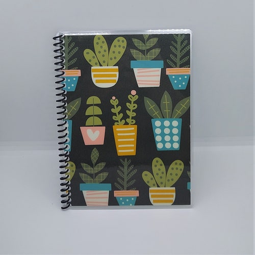 Composition Notebook Style Reusable Sticker Book - Etsy
