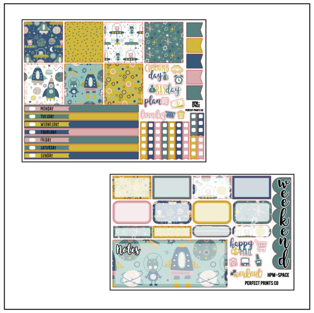 Sticker Book - Floral – Spaces Planner