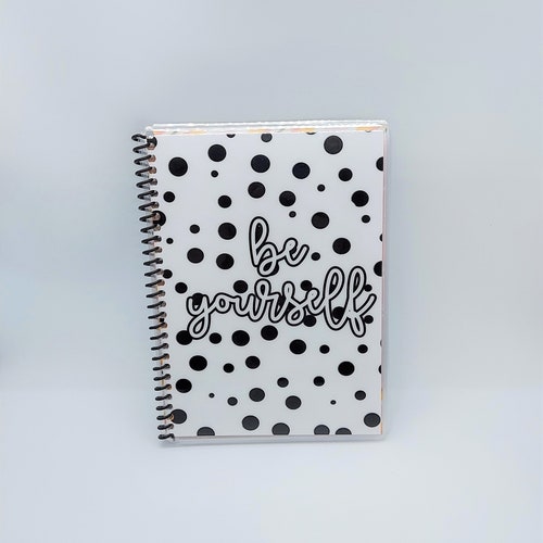 Composition Notebook Style Reusable Sticker Book - Etsy