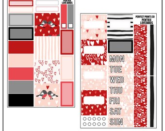 Love Birds Pentrix/Academic Planner Sticker Kit