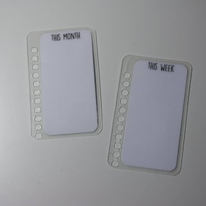 Minimal White Laminated Bookmark