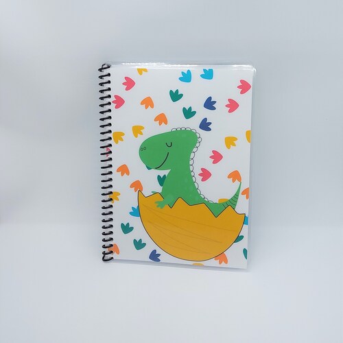 Composition Notebook Style Reusable Sticker Book - Etsy
