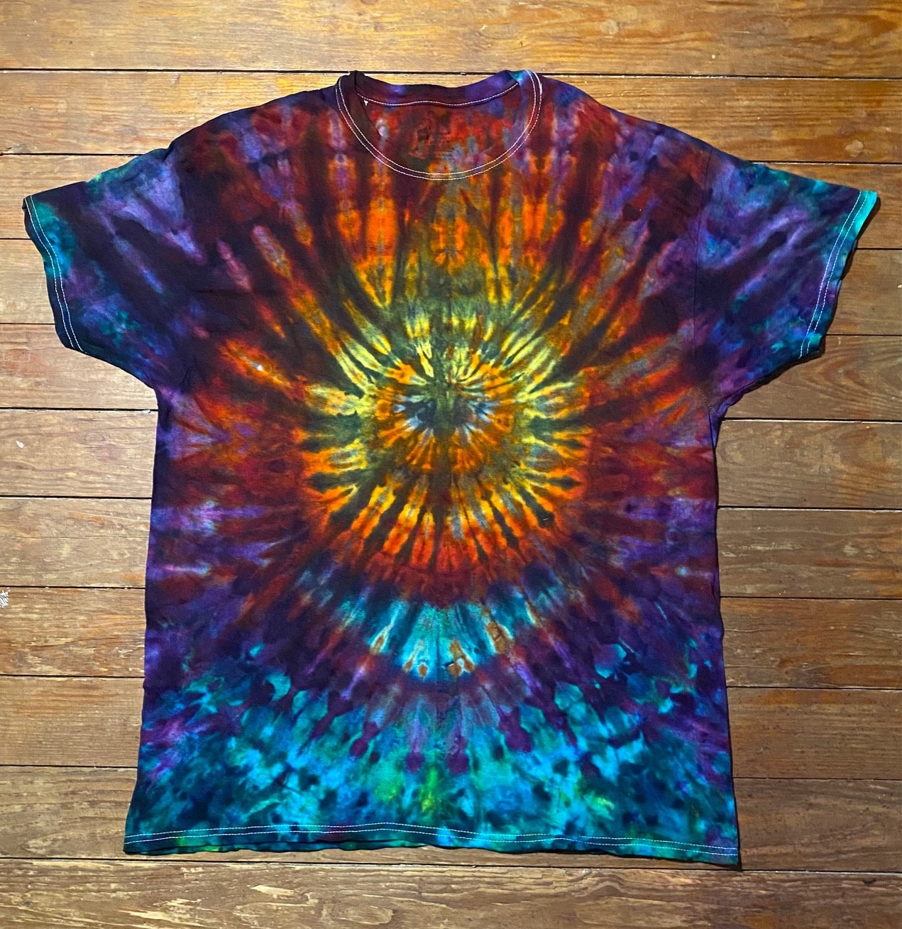 Rainbow Spider Tie Dye XLarge Etsy