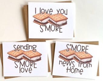 S'mores Greeting Card Set: Camp Love Notes