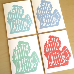 Michigan Mitten Greetings Cards: Made in Michigan image 2