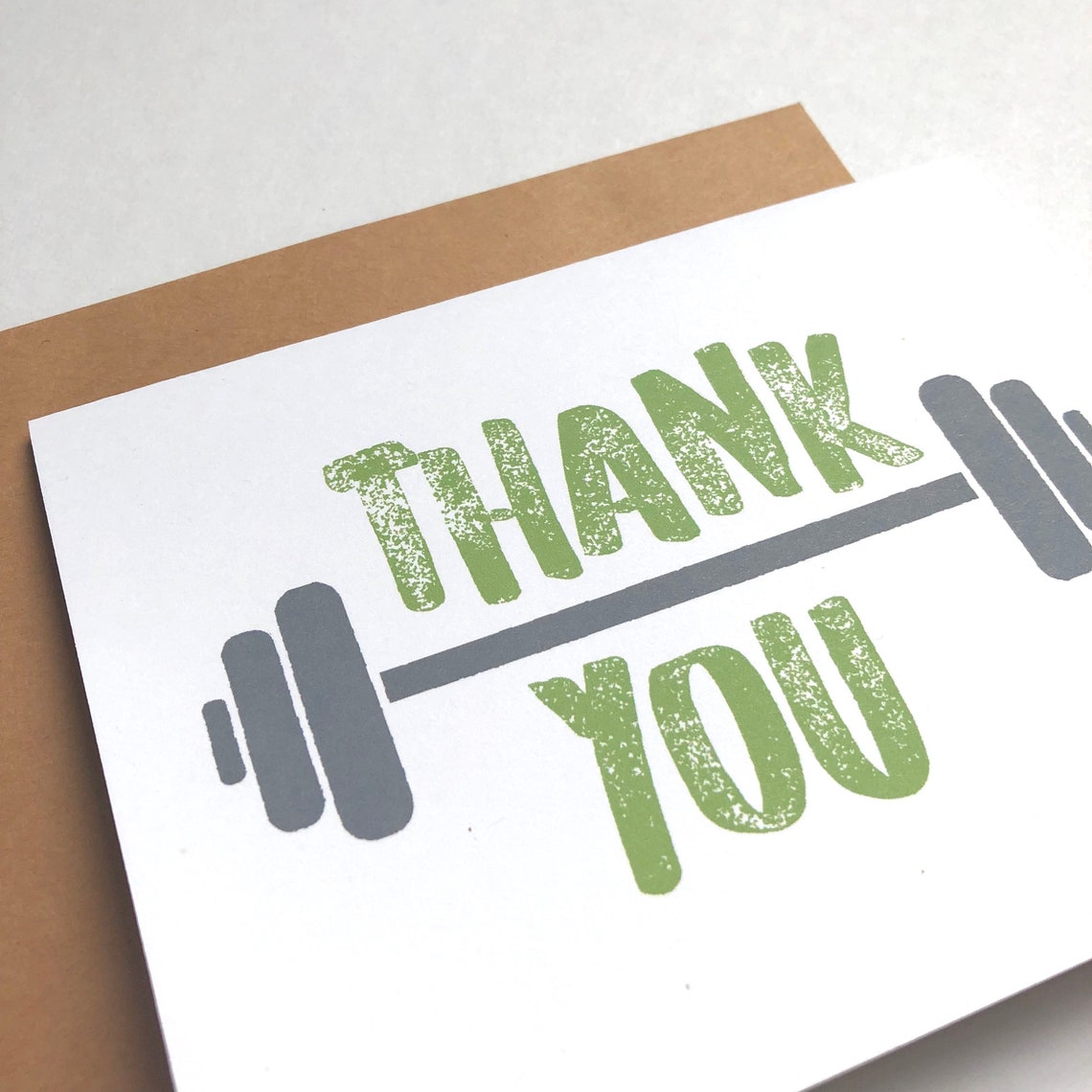 Fitness Thank You Cards Gym Thank You Card Trainer Thank You Etsy