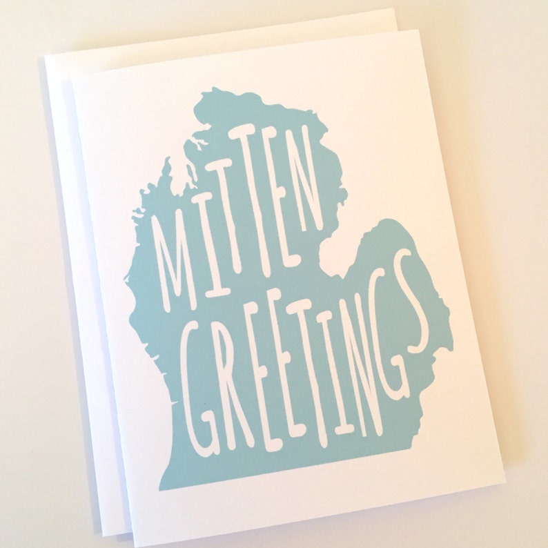 Michigan Mitten Greetings Cards: Made in Michigan image 3