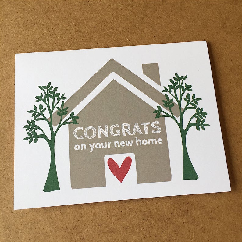 Congrats on your new home Congratulations on new house Etsy