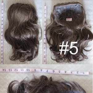 Vintage Human Hair Falls, Cascades, Wig. New Old Stock image 4