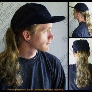 Baseball Caps Hats With Hair Attached 