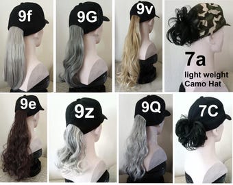 帽子 CONP 23SS Hat with Tail Notch Classic Adjustable Teal/Grey Ponytail Cap NCA-PTTG