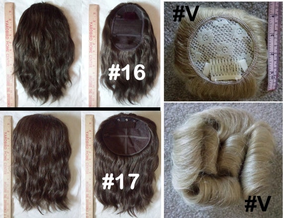 Vintage Human Hair Falls Cascades Wiglets. New Old Stock Etsy Canada
