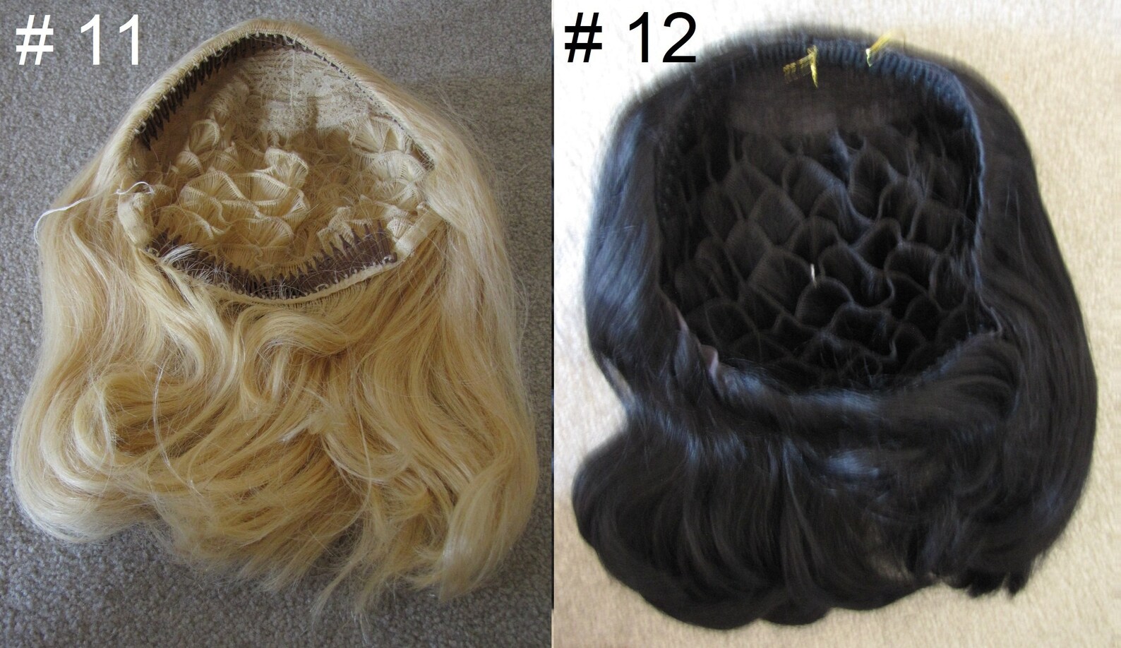 Vintage Human Hair Falls Cascades Wig. New Old Stock Etsy