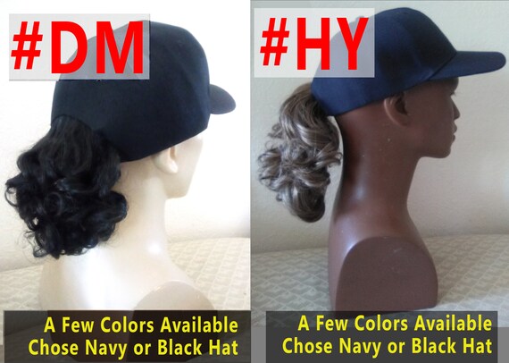 Navy or Black Baseball Cap With 