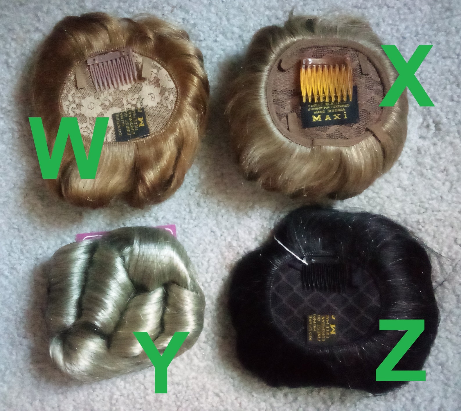 Vintage Human Hair Falls, Cascades, Wig. New Old Stock Etsy