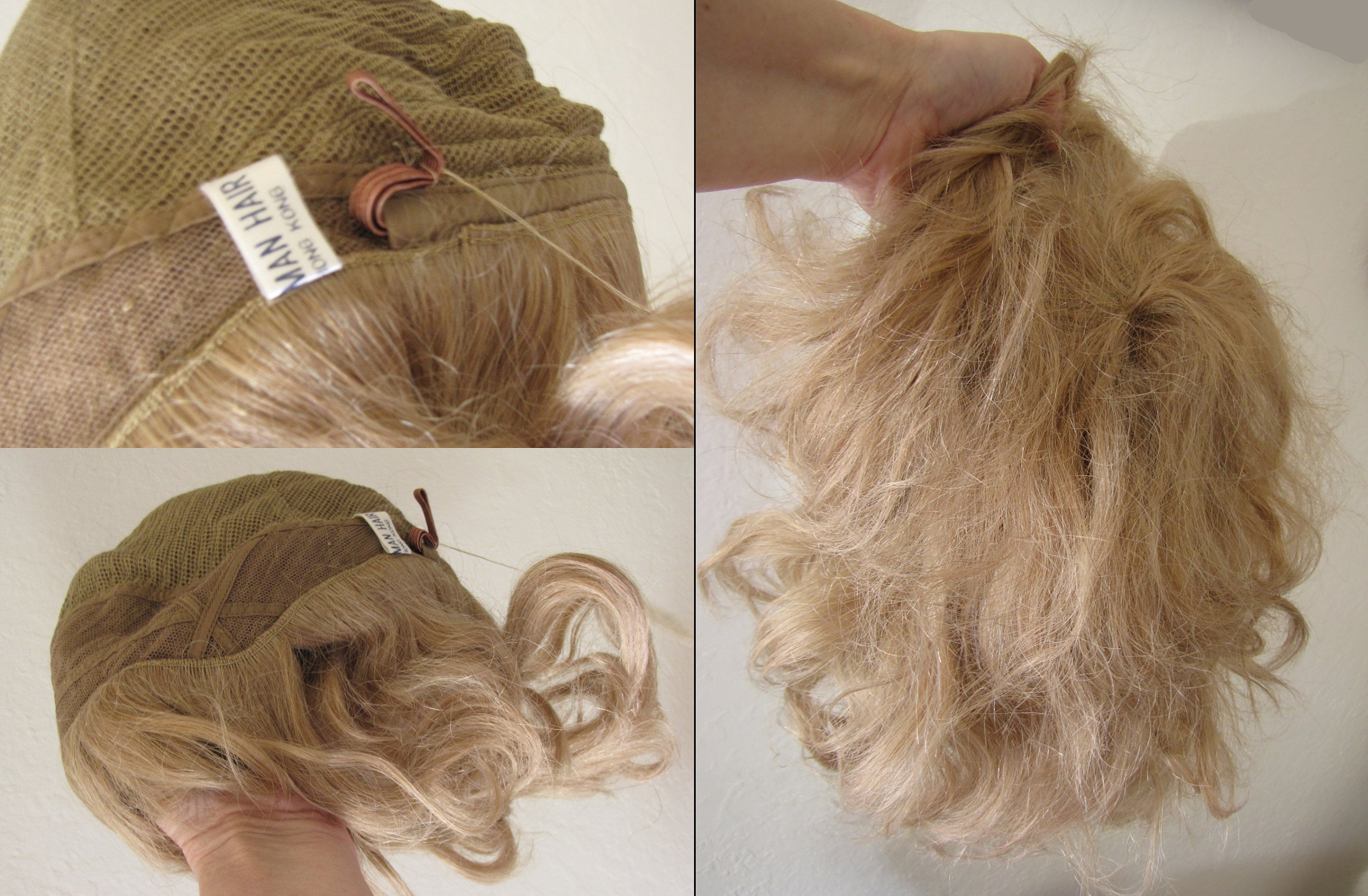 Vintage Human Hair Falls Cascades Wig. New Old Stock Etsy