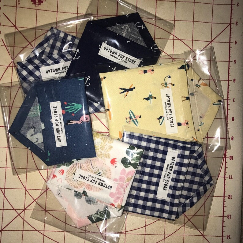 Blue Southwestern Cowboy Dog Bandana Bunny Coyote & Cactus Etsy